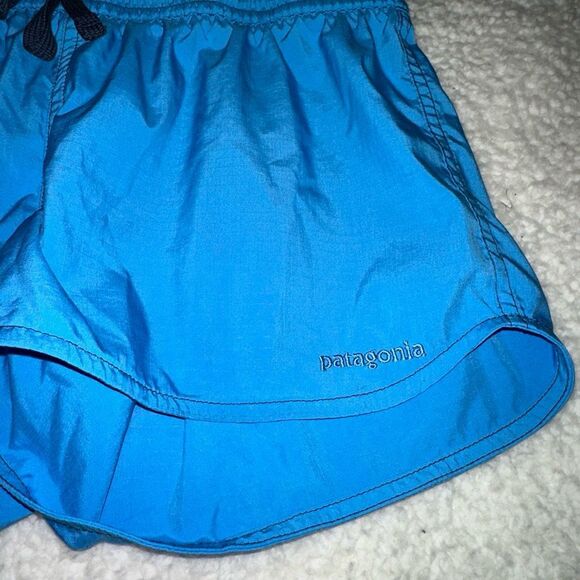 Patagonia Teal Blue Athletic Board Shorts - Picture 2 of 13
